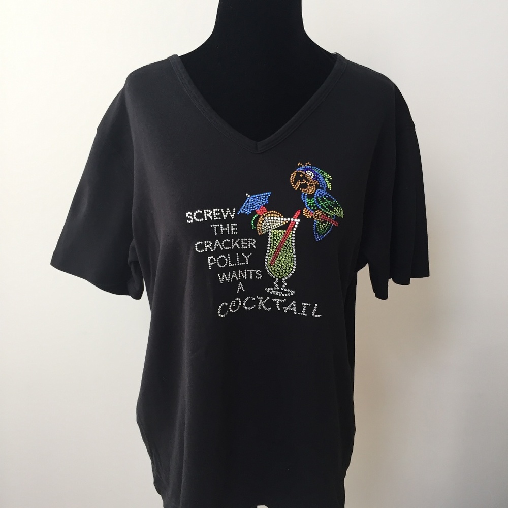 Exquisite Designs Screw The Cracker Polly T-Shirt